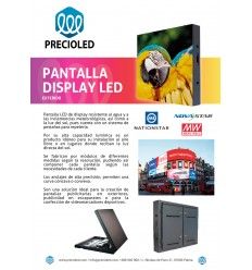 Pantalla LED Display para Exterior (P4 P5 P6 P8 P10). Nationstar & Novastar & Meanwell