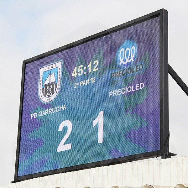 Pantalla LED Vídeomarcador para campo de fútbol, balonmano. Marcador