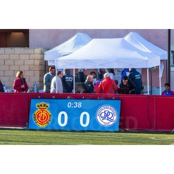 Pantalla LED Vídeomarcador para campo de fútbol, balonmano. Marcador