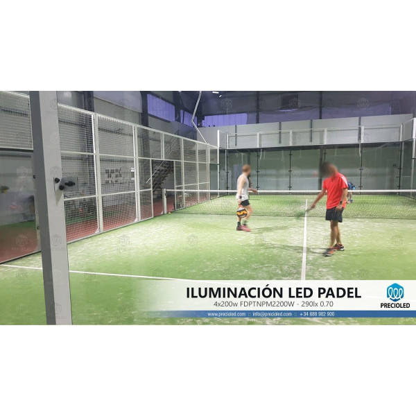 Foco LED pistas Padel, Tenis, baloncesto, basket. 100w