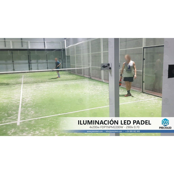 Foco LED pistas Padel, Tenis, baloncesto, basket. 240w