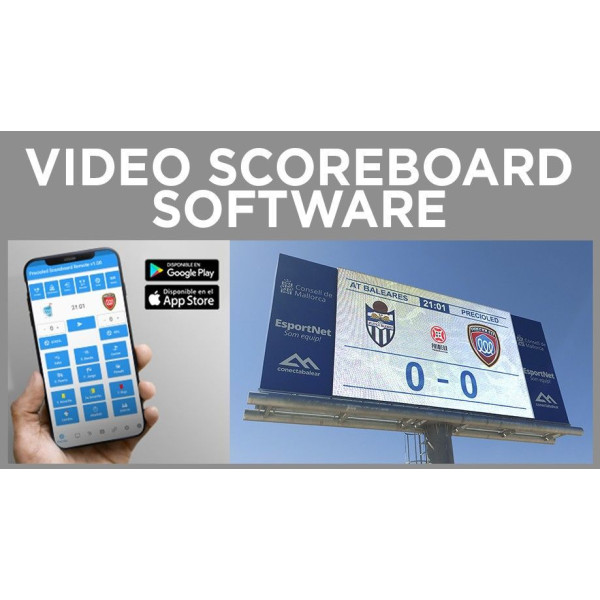 Football Scoreboard Software for LED display. Rugby, Tenis, Hockey, basket