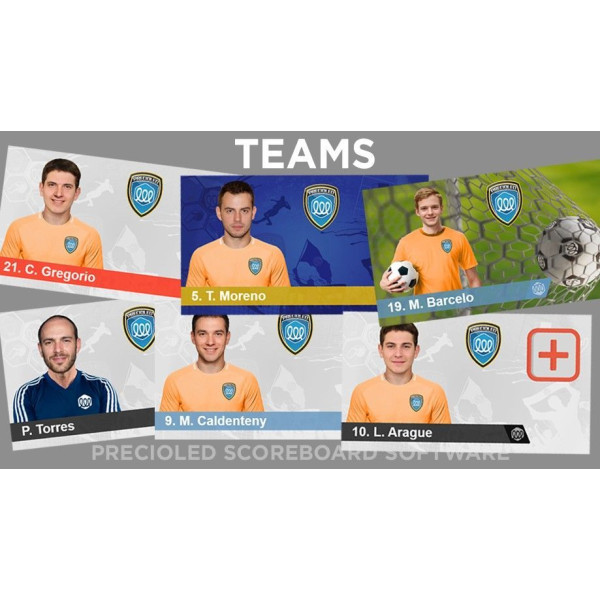 Football Scoreboard Software for LED display. Rugby, Tenis, Hockey, basket
