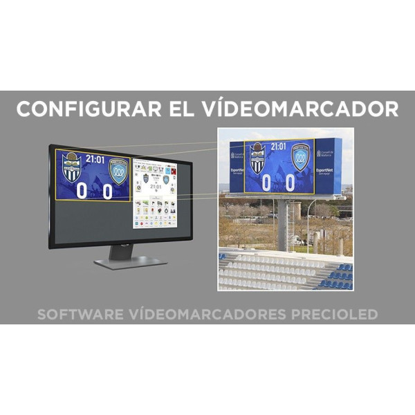 Football Scoreboard Software for LED display. Rugby, Tenis, Hockey, basket
