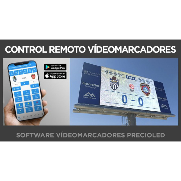 Football Scoreboard Software for LED display. Rugby, Tenis, Hockey, basket