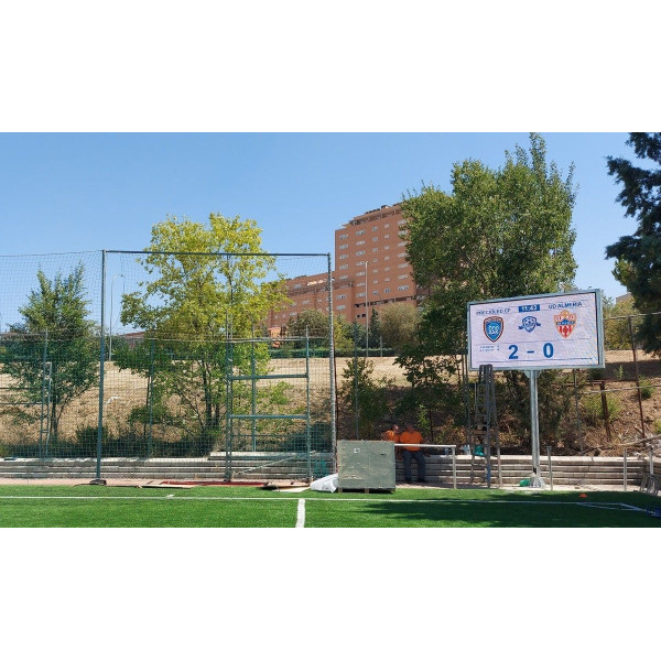 Pantalla LED Vídeomarcador para campo de fútbol, balonmano. Marcador