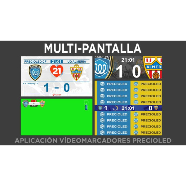 Football Scoreboard Software for LED display. Rugby, Tenis, Hockey, basket