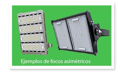 Foco LED Asimétrico